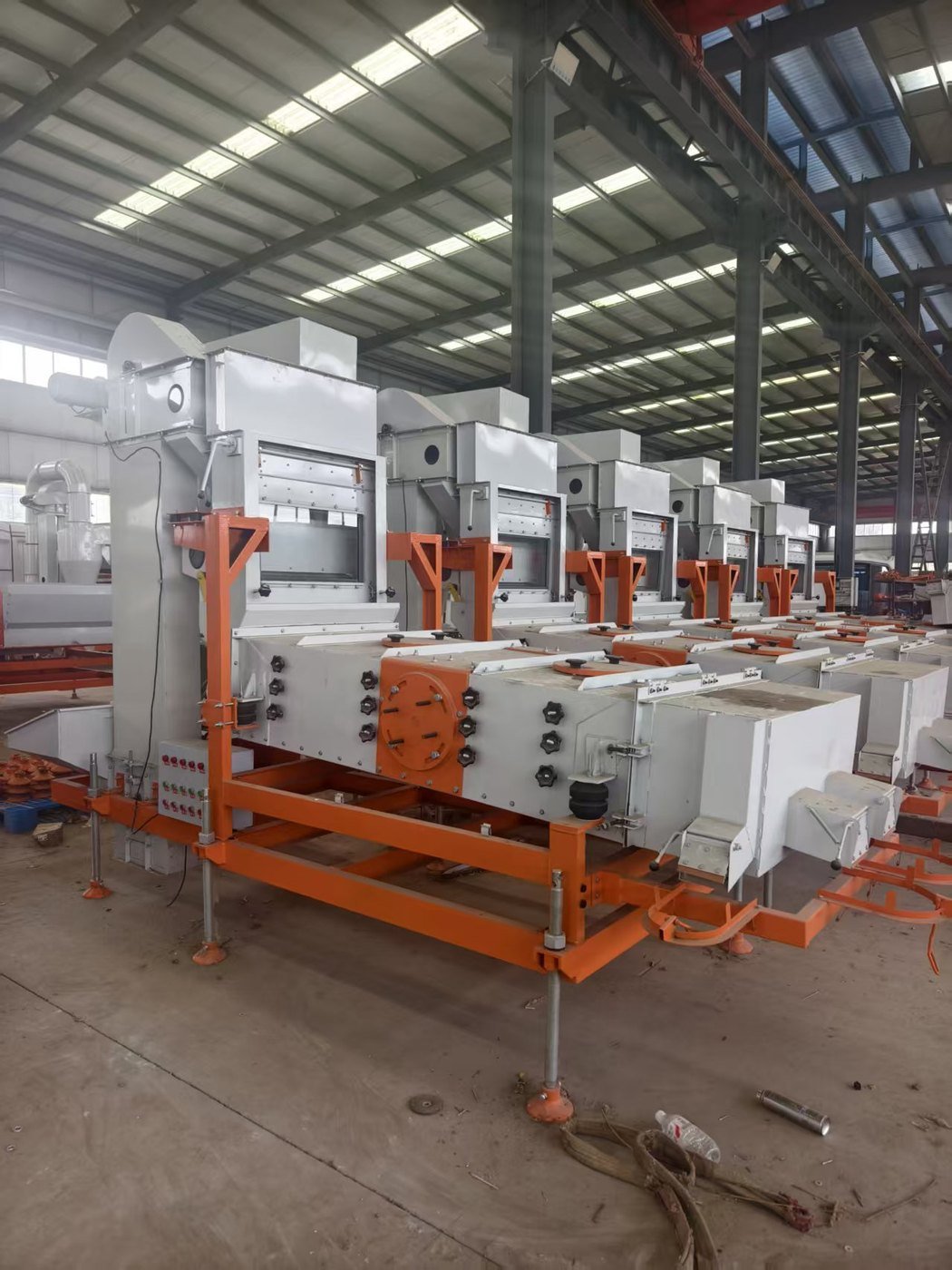Air-Screen and Vibrating Cleaning Machine (Combined)